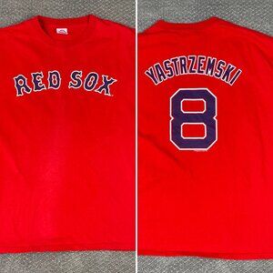 Vintage 2004 Carl Yastrzemski T Shirt Men's 2XL Boston Red Sox MLB Baseball